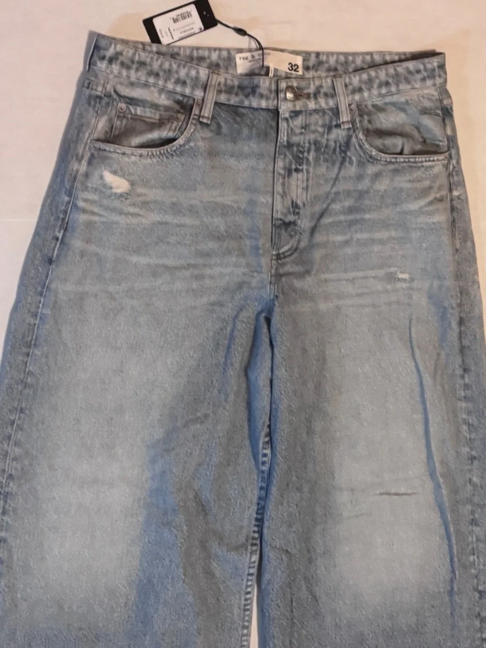 Rag & Bone New York Size 32 Meadow Blue Miramar Sofie Ankle Denim Blue Jeans